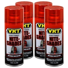 VHT Lens Paint SP888(4-PACK); Nite-Shades 11oz Aerosol Transparent Red