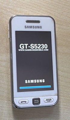 Handy Samsung GT-S5230 Geprüft Volle Funktion Händler Garantie Weiss Telefon