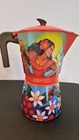 Puerto Rico Limited EDITION GRECA COFFEE MAKER by ARTIST SALGADO NEW IN BOX RARE