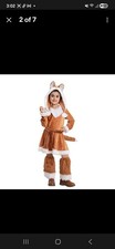 Halloween Girls Fox Costume - Kids Toddler Dress Up for Jungle Party