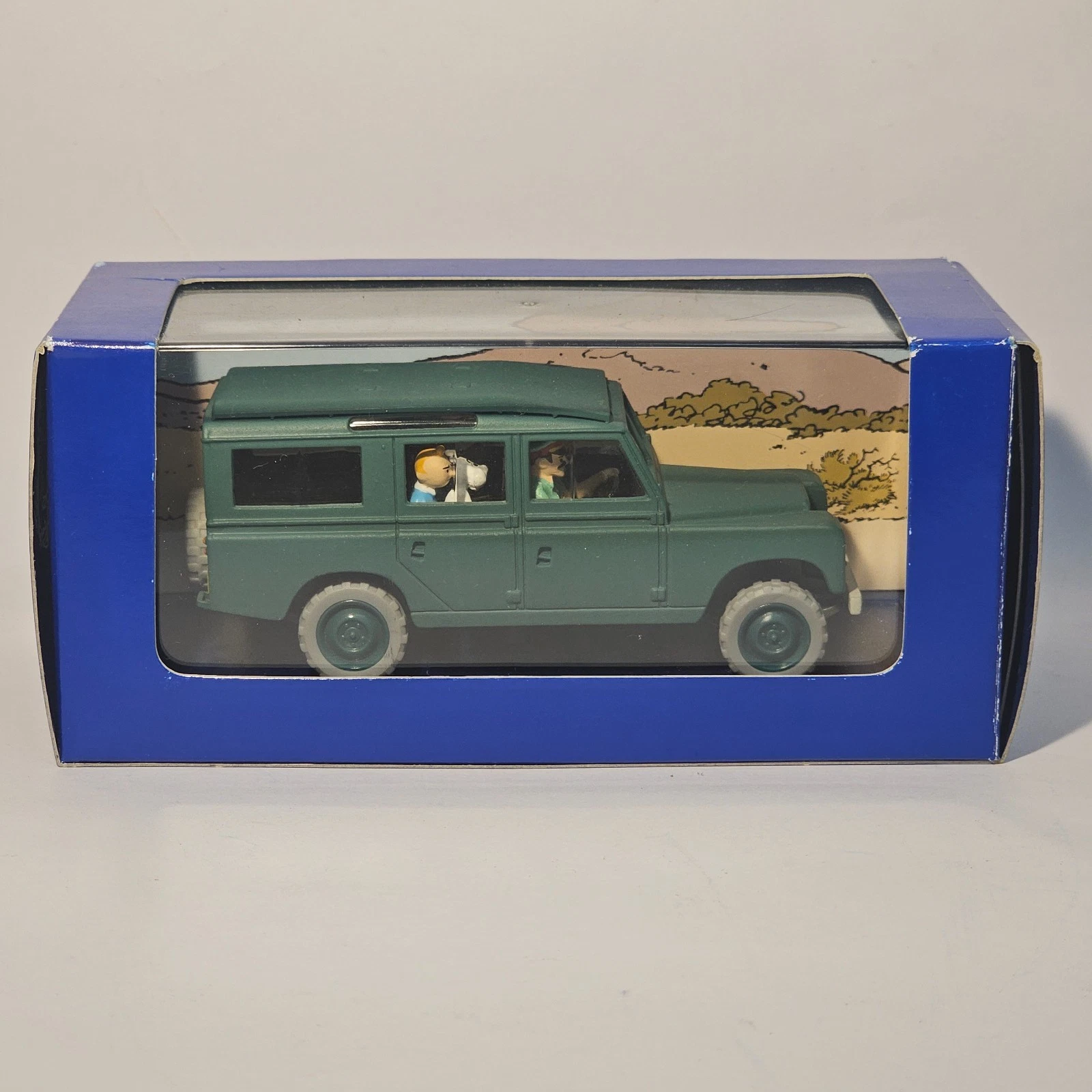 Voiture Miniature Tintin Land Rover du Général Tapioca de Tintin et les Picaros