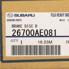 Subaru OEM 26700AE081 Rear Disc Brake Rotor Left or Right for Impreza Legacy