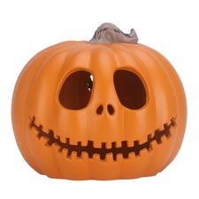 9" Jack O Lantern Halloween Plastic Pumpkin Waterproof Pre-lit Pumpkin Lights