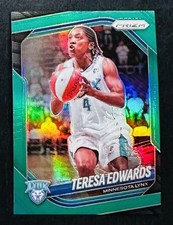 2025 Panini Prizm WNBA Teresa Edwards #126 Green Prizm Lynx Color Match 🔥🔥
