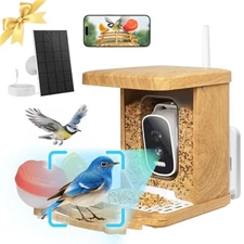 Smart Bird Feeder with Camera,Upgraded AI Identify Bird Species Bird Watching 