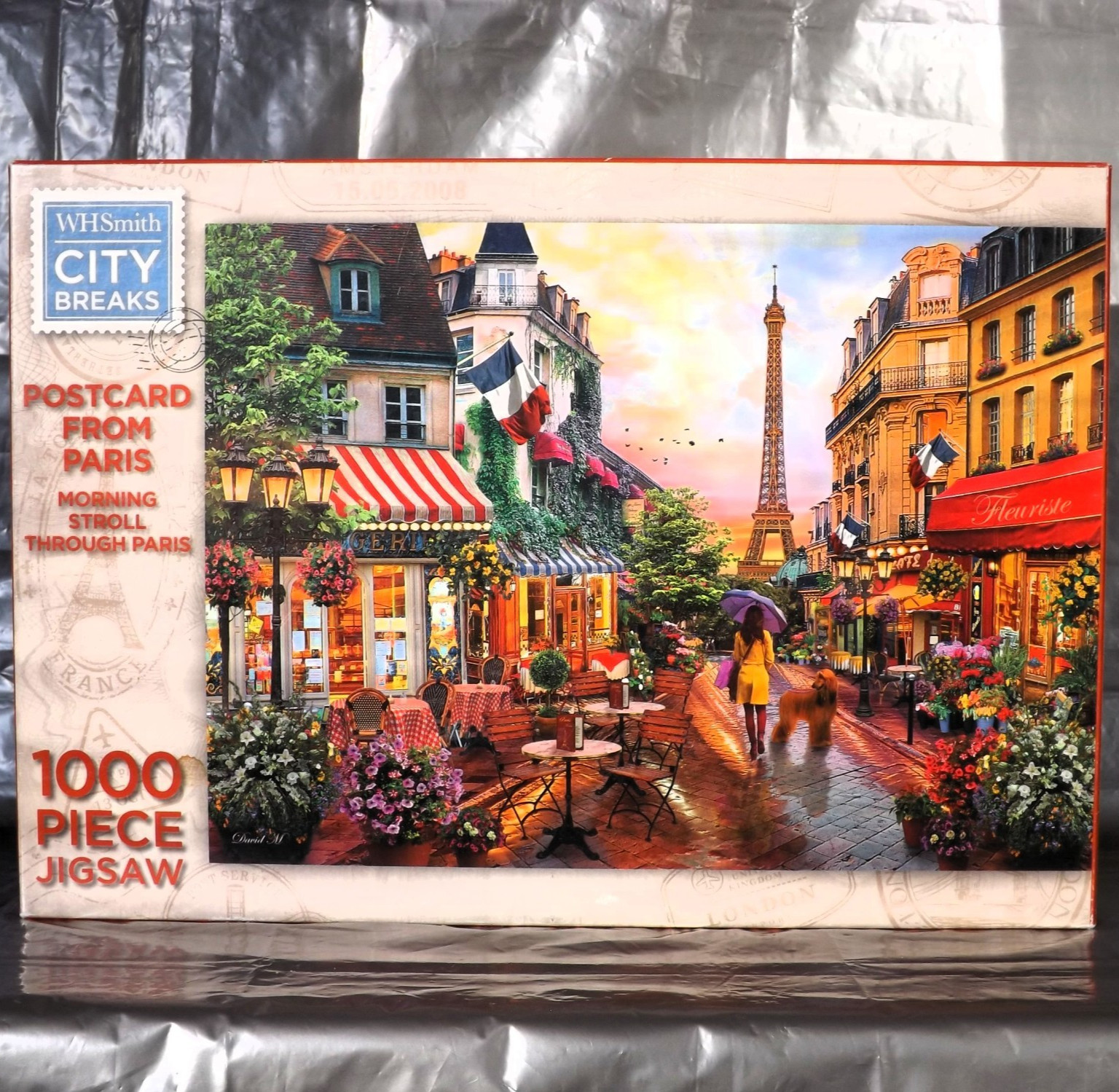 1000 Piece Jigsaw Puzzles Postcard From Paris WHSmith Age 12+ Used
