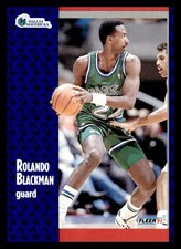 1991-92 Fleer #43 Rolando Blackman Dallas Mavericks