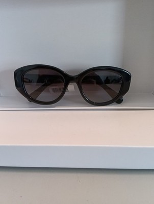 Swarovski Sunglasses SK6005 10018G Black Cat Eye Frames w/ Gradient Gray Lenses Swarovski SK6005 Sunglasses | FramesDirect.com main image 3