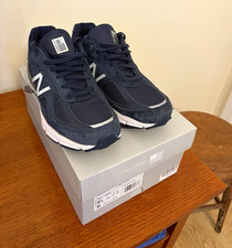 New Balance 990v4 Made in USA 2023 Navy/Silver Suede Men’s Sneakers U990NV4