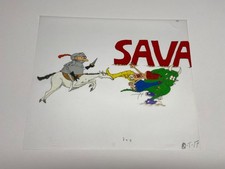 Better Off Dead Movie Animation Cell  by Bill Kopp  Opening Credit Sequence 