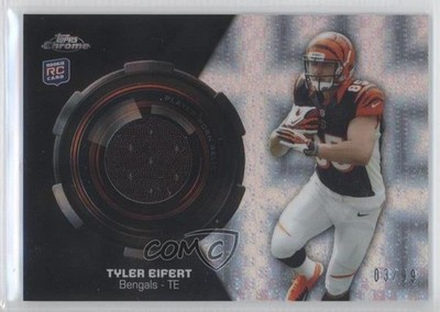 2013 Topps Chrome Rookie Relics X-Fractor 3/99 Tyler Eifert #RR-TE RC 1u6