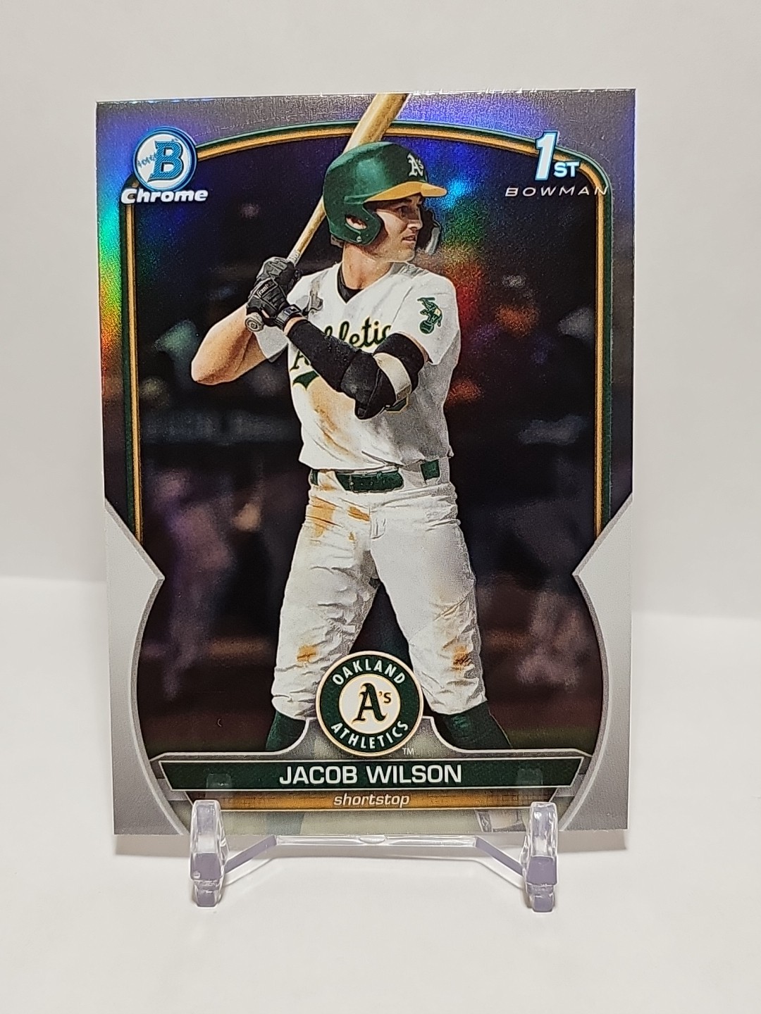 2023 Bowman Draft - Chrome Jacob Wilson #BDC-121 Refractor (RC)