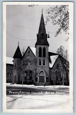 Presbyterian Church Scene Street Boise Idaho ID RPPC Photo Vintage Postcard
