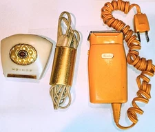 Vintage 60'S SCHICK Crown Jewel & Norelco Ladies ELECTRIC SHAVERS- WORKING!