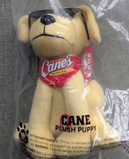 Raising Cane's Talking Plush Puppy Licensed W/ Bandana  Sunglasses NEW
