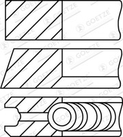 Kolbenringsatz Goetze Diamond Coated® Lkz-Ring® Goetze Engine 08-441700-00 TDI