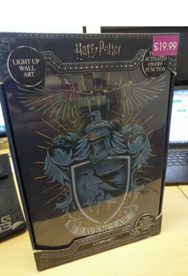 OFFICIAL HARRY POTTER RAVENCLAW CREST LUMINART LIGHT UP WALL LIGHT MOOD LIGHT