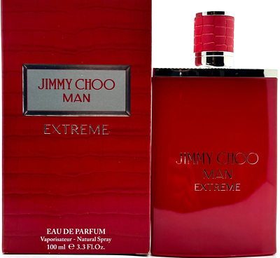 JIMMY CHOO MAN EXTREME EAU DE PARFUM SPRAY FOR MEN 3.3 Oz / 100 ml