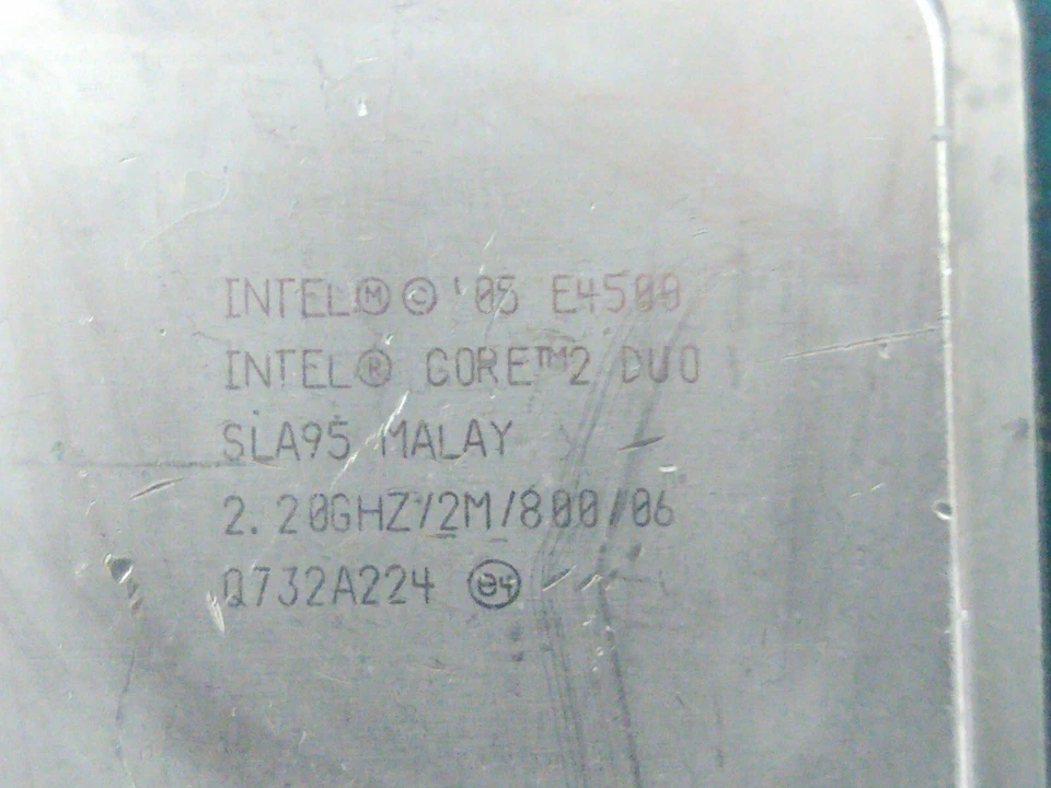 Intel Core 2 Dúo E4500 2,2Ghz - Imagen 2 de 2