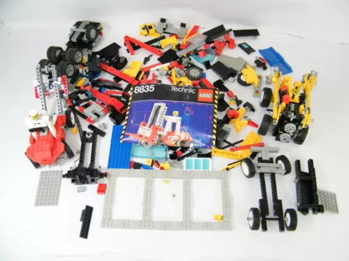 4 LBS LEGO TECHNIC; USED PARTS, BRICKS, BLOCKS, NO MINI FIGS, 75% LEGO BUILT 1