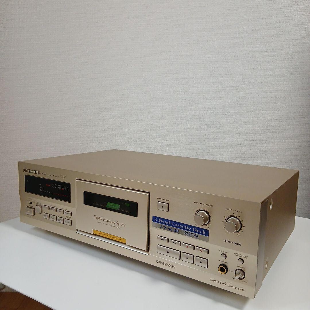 パイオニア 3ヘッドシングルカセットデッキ T-D7 Pioneer Amazon.co.jp: パイオニア 3ヘッドシングルカセットデッキ T-D7
