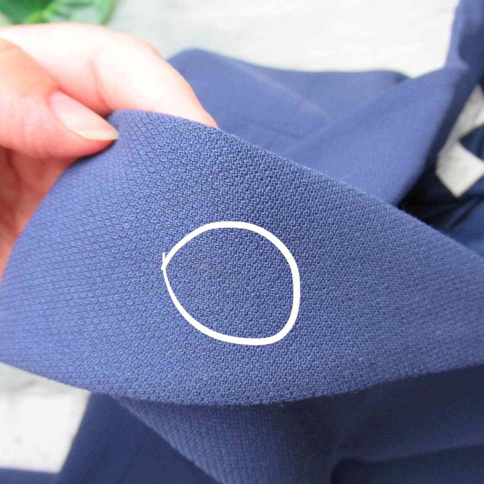 DONCASTER Navy Blue Wool Button Front Jacket Blaz… - image 9