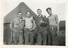 Vintage World War 2 Photo Snapshot U.S. Army Soldiers Brothers in Arms WW11 1944