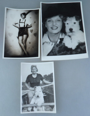 Autograph Schauspielerin Maly Delschaft zum Tod Ihres Hundes um 1942 (108789)