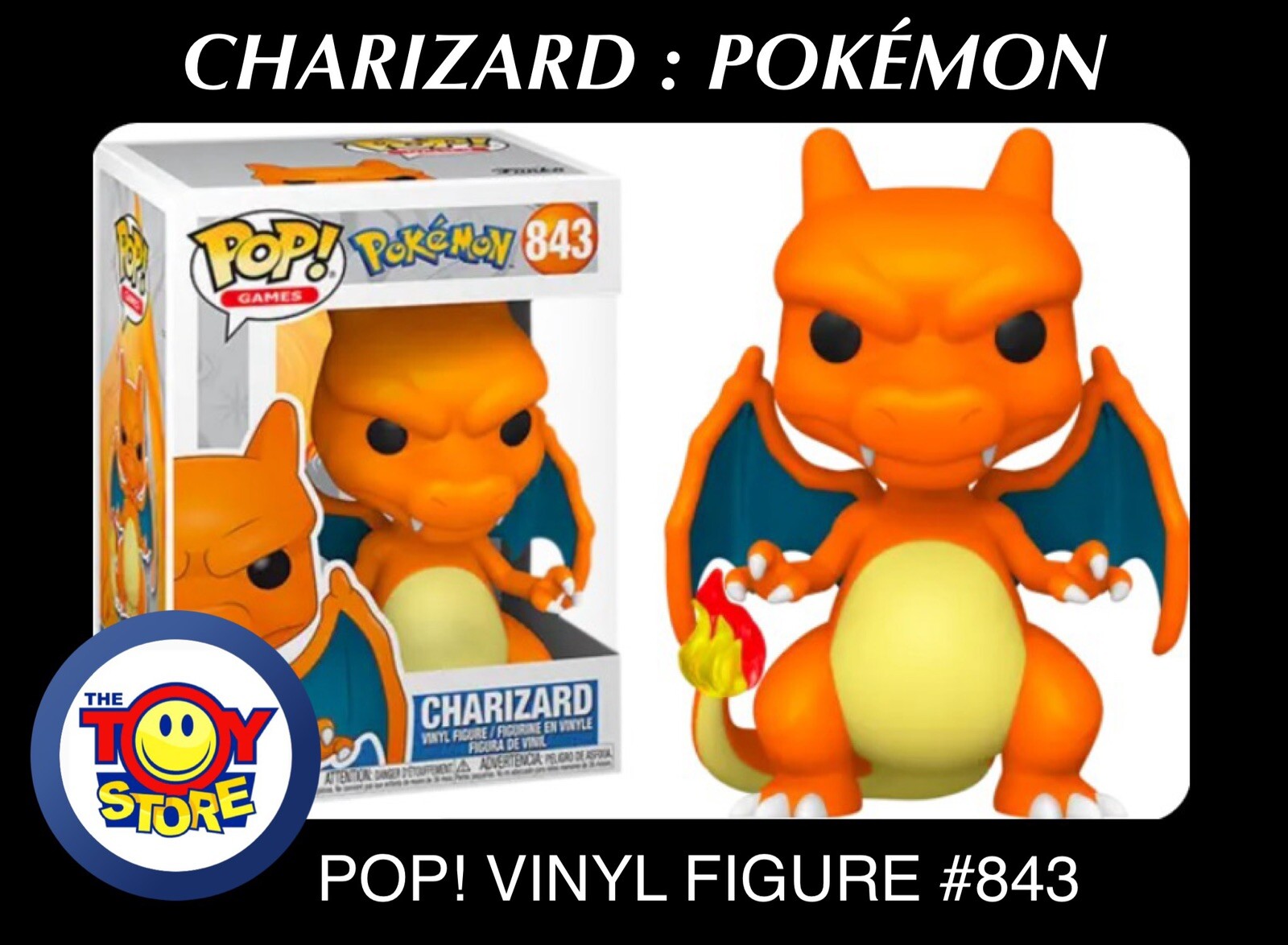 En Oferta Pokemon Charizard Pop! Vinyl Figure 843 Brand New In Box