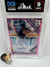 Yordan Alvarez 2019 Panini Optic Pink Velocity Rated Rookie Prospect Auto DCS 9