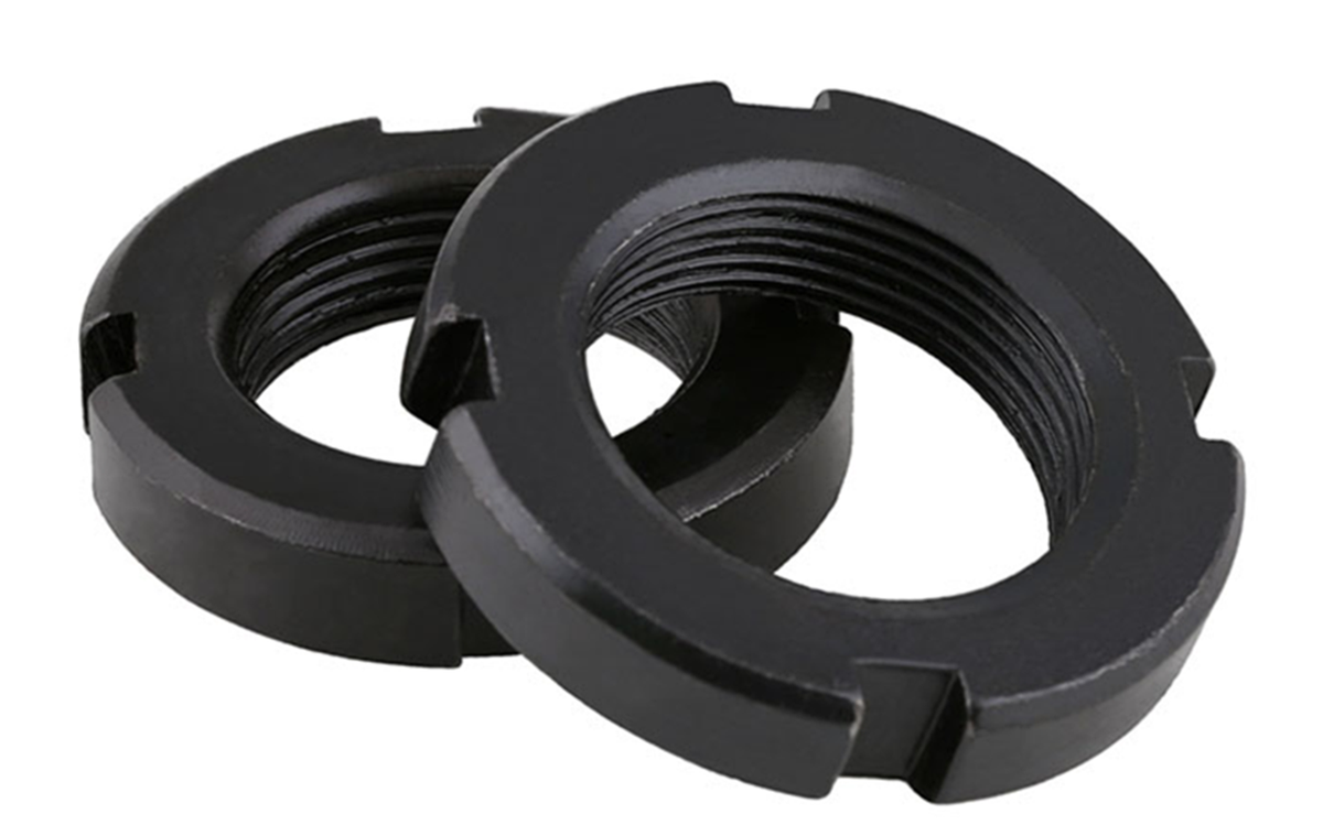 2pcs M48 X 1.5mm Fine Thread Round Locknut Slotted Nut Retaining