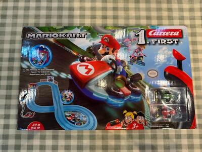 Offizielle Carrera Mario Kart ferngesteuerte Autorennbahn Mario vs Yoshi Kinder