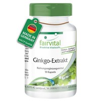 Ginkgo Extrakt - 90 Kapseln-Hochdosiert & Vegan | Fairvital