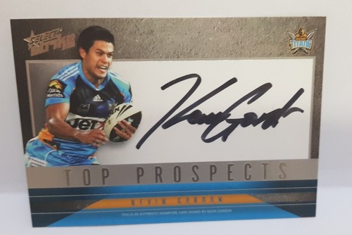 Kevin Gordon Titans 109/300 2011 NRL SELECT STRIKE Top Prospects Signature (#66) - Picture 5 of 24