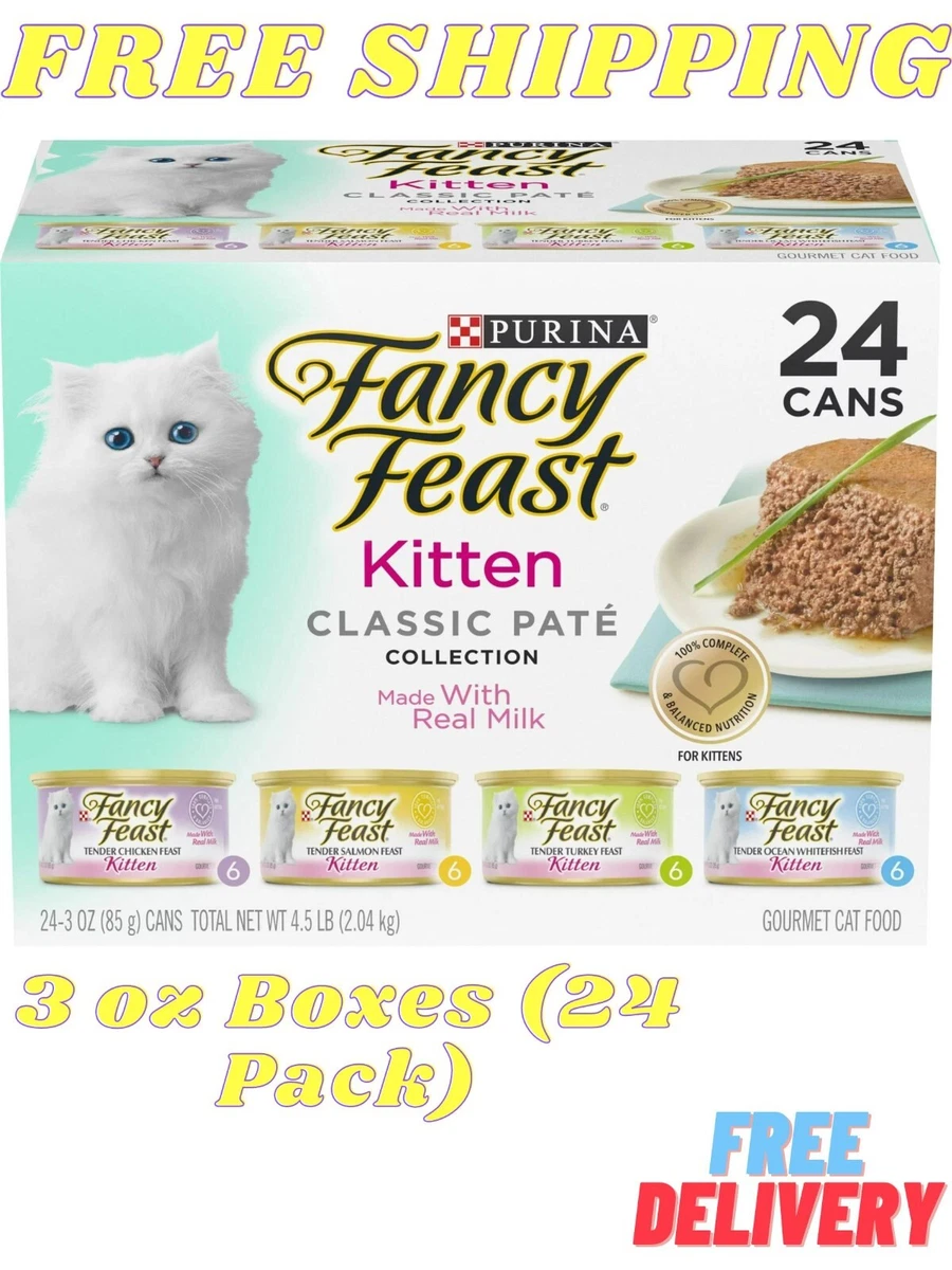 Fancy feast kitten food with shop milk