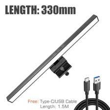 EYE-CARE DESK LAMP 33CM LED COMPUTER PC MONITOR SCREEN LIGHT BAR READING USB