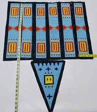 Old Beaded Strips Design for Native American Coat Jacket War Shirt  Pants