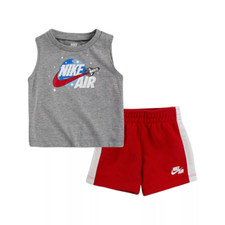 New Nike Baby Boys Muscle Short Set Choose Size and Color MSRP 32