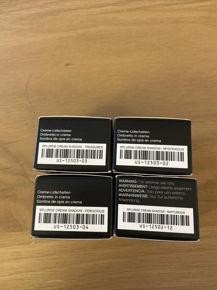 NEW LOT OF 4 🌸 Younique makeup Splurge Cream eye Shadow .16 fl oz - Image 3 of 3
