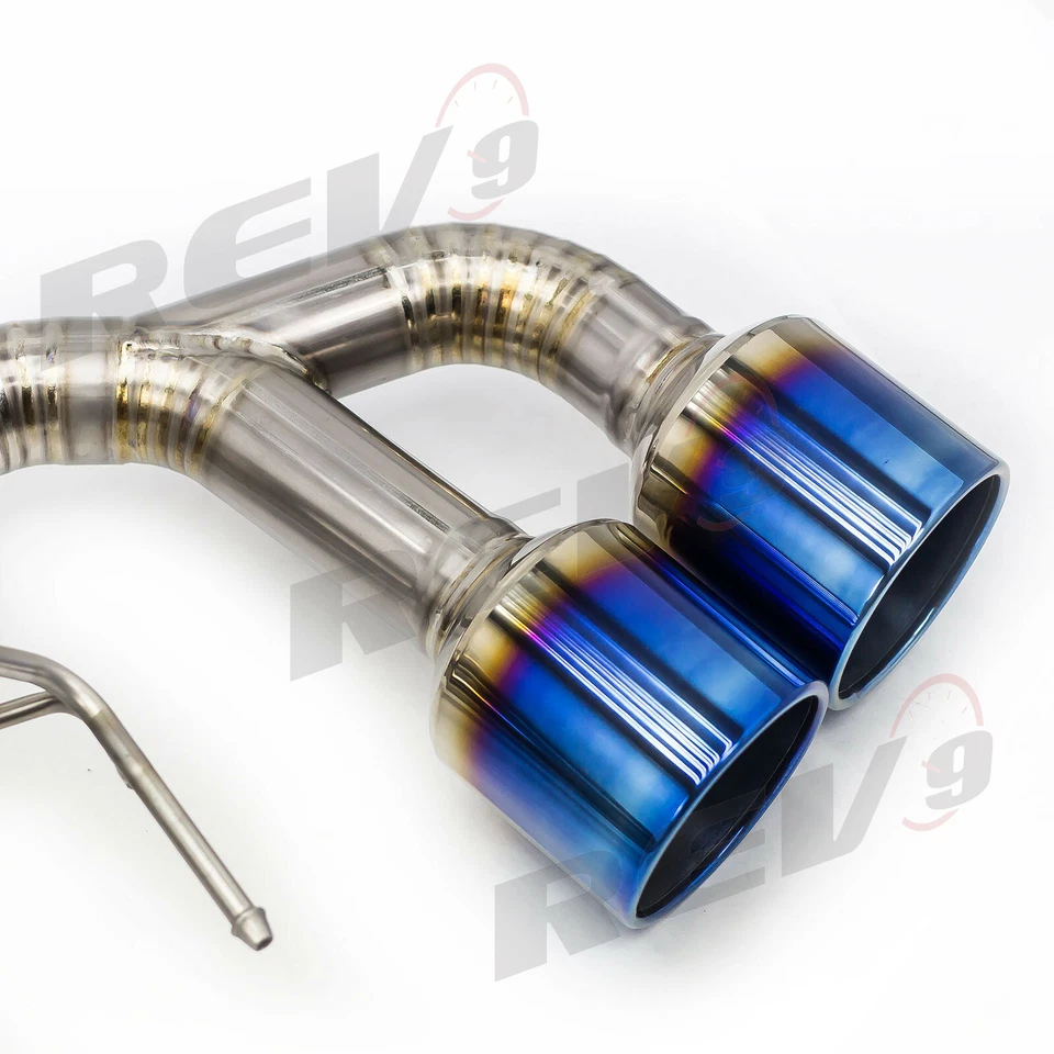 Выхлопная система Rev9, титан, 3 дюйма, для Nissan GT-R 2009-17 (R35) 4 дюйма средняя труба - Изображение 2 из 4