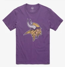 MINNESOTA VIKINGS 47 Brand FRANKLIN TEE T-Shirt  Regent Purple US XLarge
