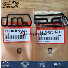GENUINE For HONDA Cylinder Head Solenoid Gasket VTEC 15815R70A01&15845R70A01 NEW