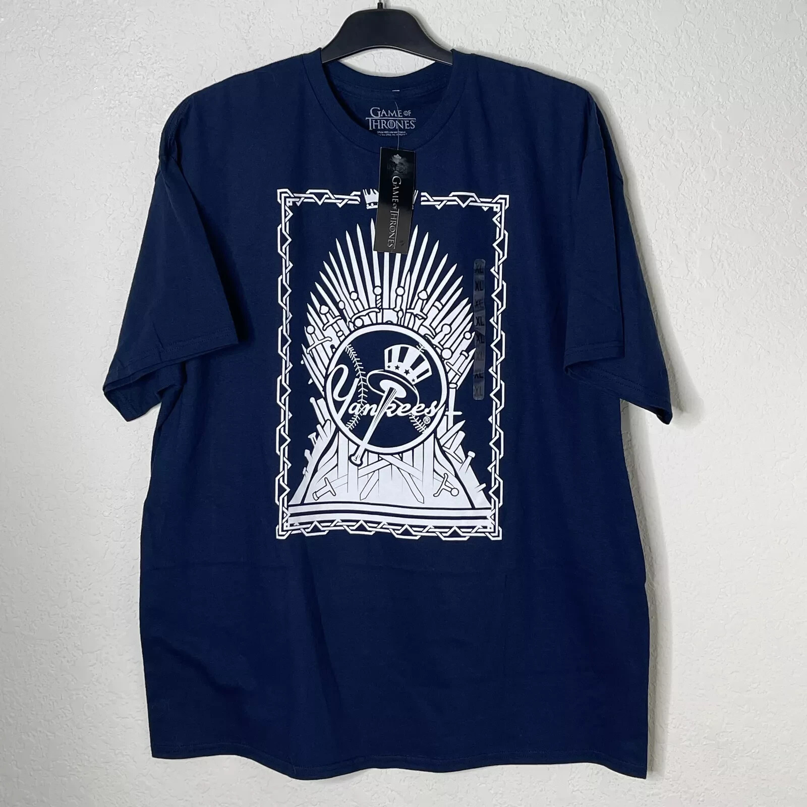 New York Yankees Game of Thrones NWT T Shirt Mens XL Blue ***FAST SHIPPING***