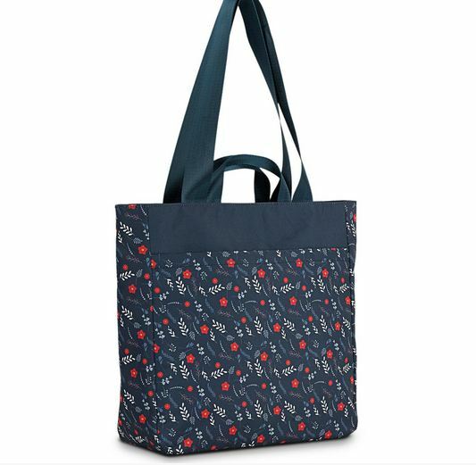 bolso portaordenador 15" marca skpat azul con flores