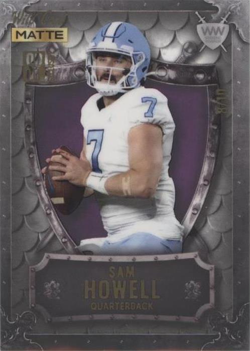 2022 Wild Card Matte SP Exclusive Sam Howell #WWN-23 - 1 of 2