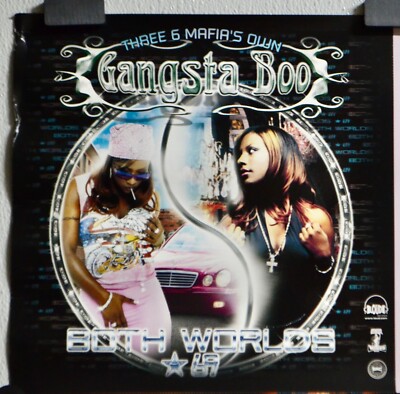 Gangsta Boo – Both Worlds, *69 (24x24) Original Promotional Poster