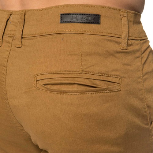 Enzo Mens Chino Shorts Cotton Stretch Slim Fit Casual Summer Beach Half Pants - Picture 30 of 34