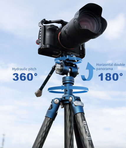 BENRO CB258CK Tripod Bluebird Carbon Fiber Portable Professional Grey - Picture 7 of 7