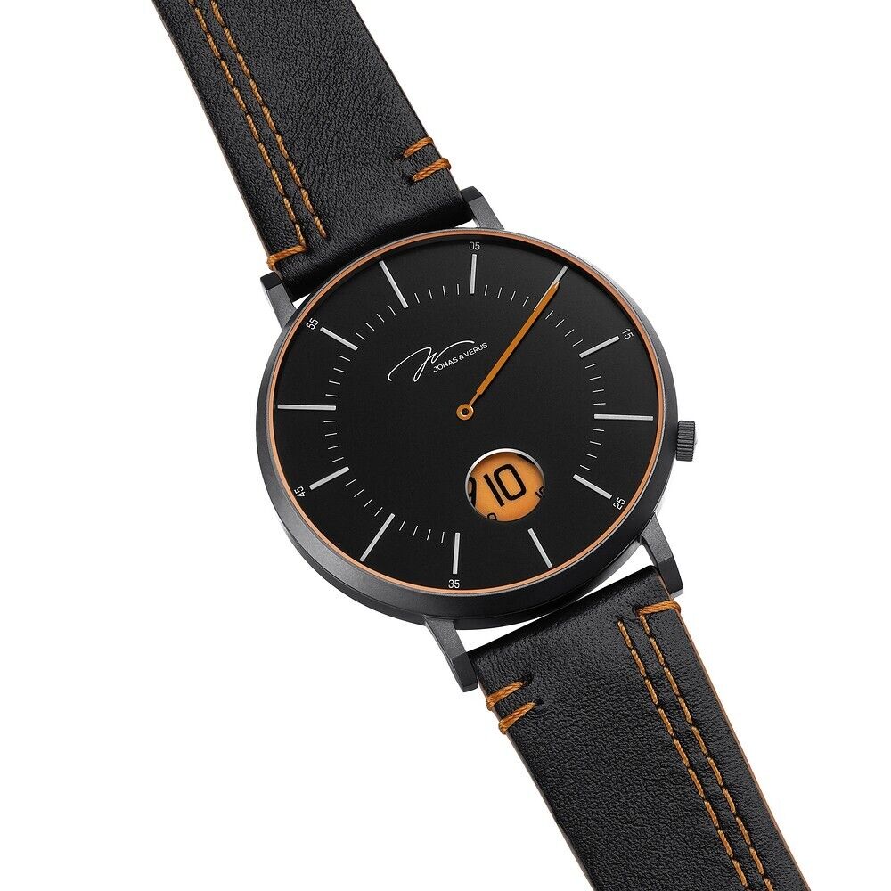 Jonas & Verus Fashion Leather Watch - Unique Single-hand Timepiece - Gift idea