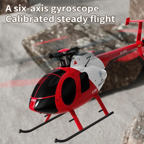 Remote Control Helicopter 4CH UAV 1:28 Single Blade RC Helicopter RTF Red F8R4 - Picture 2 of 13